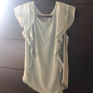 LOFT blue blouse